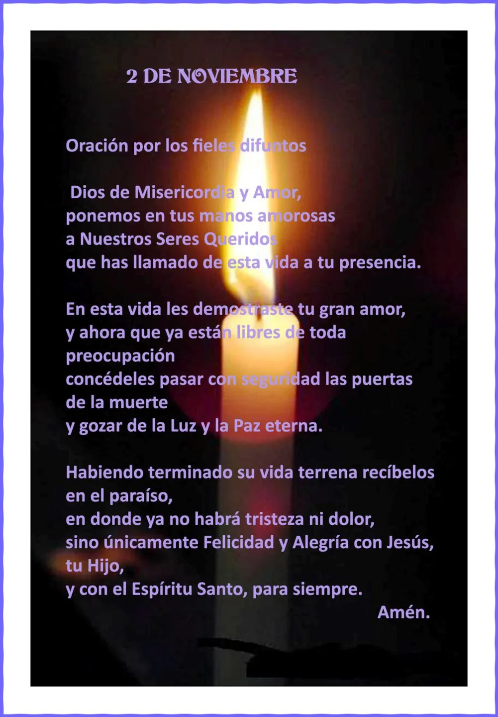 Amigos Católicos • Ver Tema - ORACION POR NUESTROS DIFUNTOS Amigos Católicos • Ver Tema - ORACION POR NUESTROS DIFUNTOS