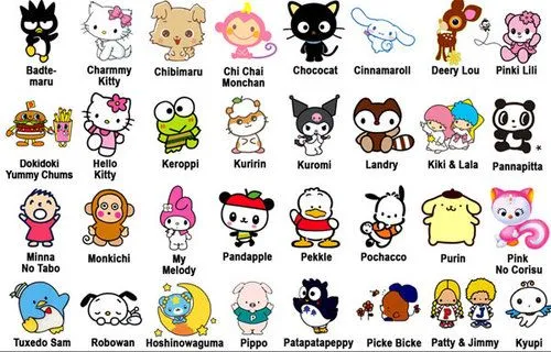 Amigos de Hello Kitty nombres - Imagui