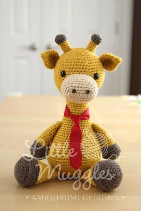 Amigurumi Crochet patrón Stanley la jirafa por littlemuggles