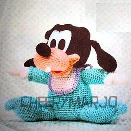 Crochet doll amigurumi PDF pattern Baby Goofy by cheerymarjo ...