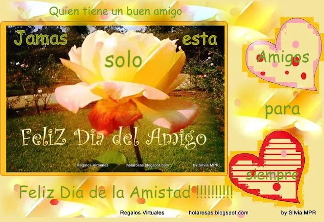 Amistad Amigo Imagenes Tarjetas Regalos Virtuales postales con frases ...