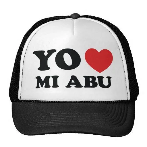 Yo Amo MI Abu Gorro De Camionero de Zazzle. Yo Amo MI Abu Gorro De Camionero de Zazzle.