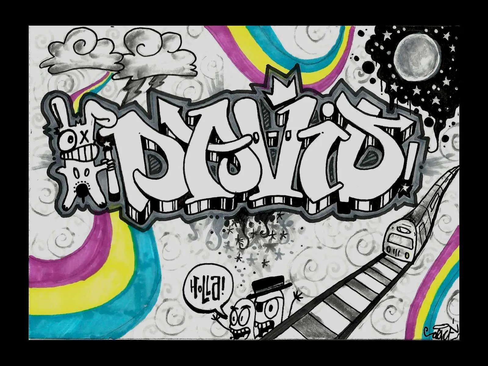 Graffitis De Nombres David Graffiti | Lugares para visitar | Pinterest Graffitis De Nombres David Graffiti | Lugares para visitar | Pinterest