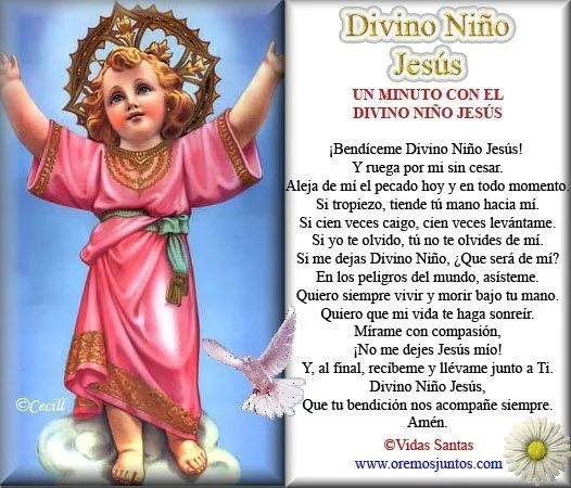 AMOR ETERNO: Diviño Niño Jesús - Fiesta Julio 20