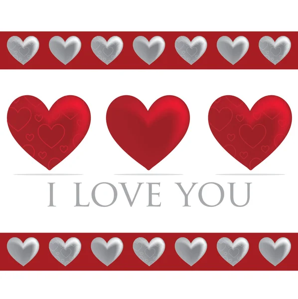 amor tarjetas de San Valentín corazón en formato vectorial ...