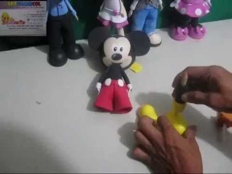 Como hacer fofuchas de Mickey Mouse y moldes - Imagui