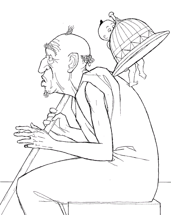 Anciano para colorear - Dia del Abuelo ~ Dibujos para Colorear ... Anciano para colorear - Dia del Abuelo ~ Dibujos para Colorear ...