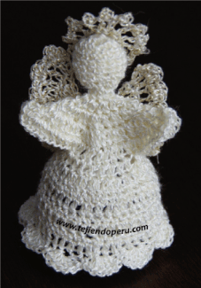 Angel al crochet - Tejiendo Perú...