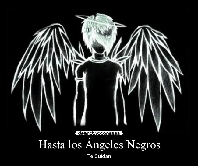 Imagenes de angeles negros anime - Imagui