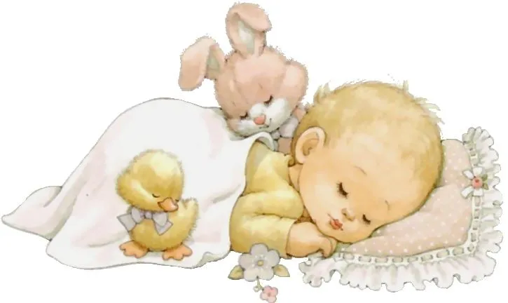 Caricatura de bebé dormido - Imagui