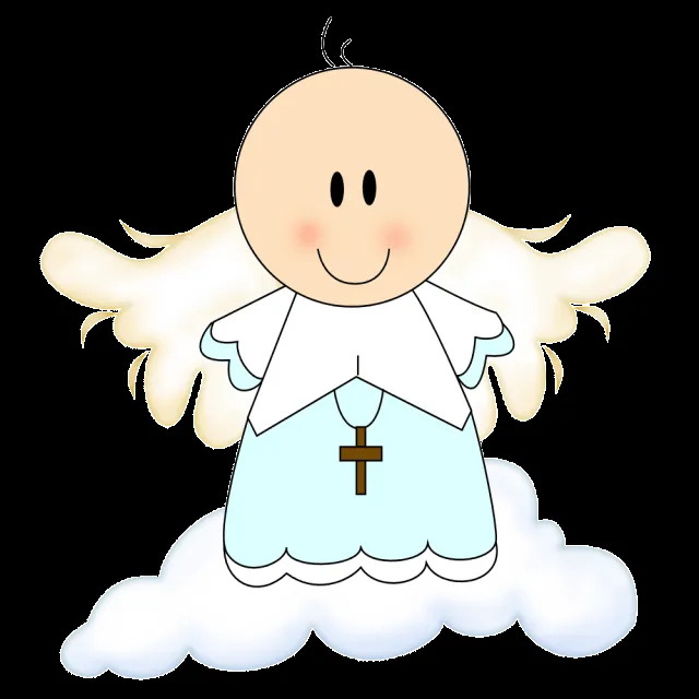 Dibujos de angelitos para bautizos - Imagui