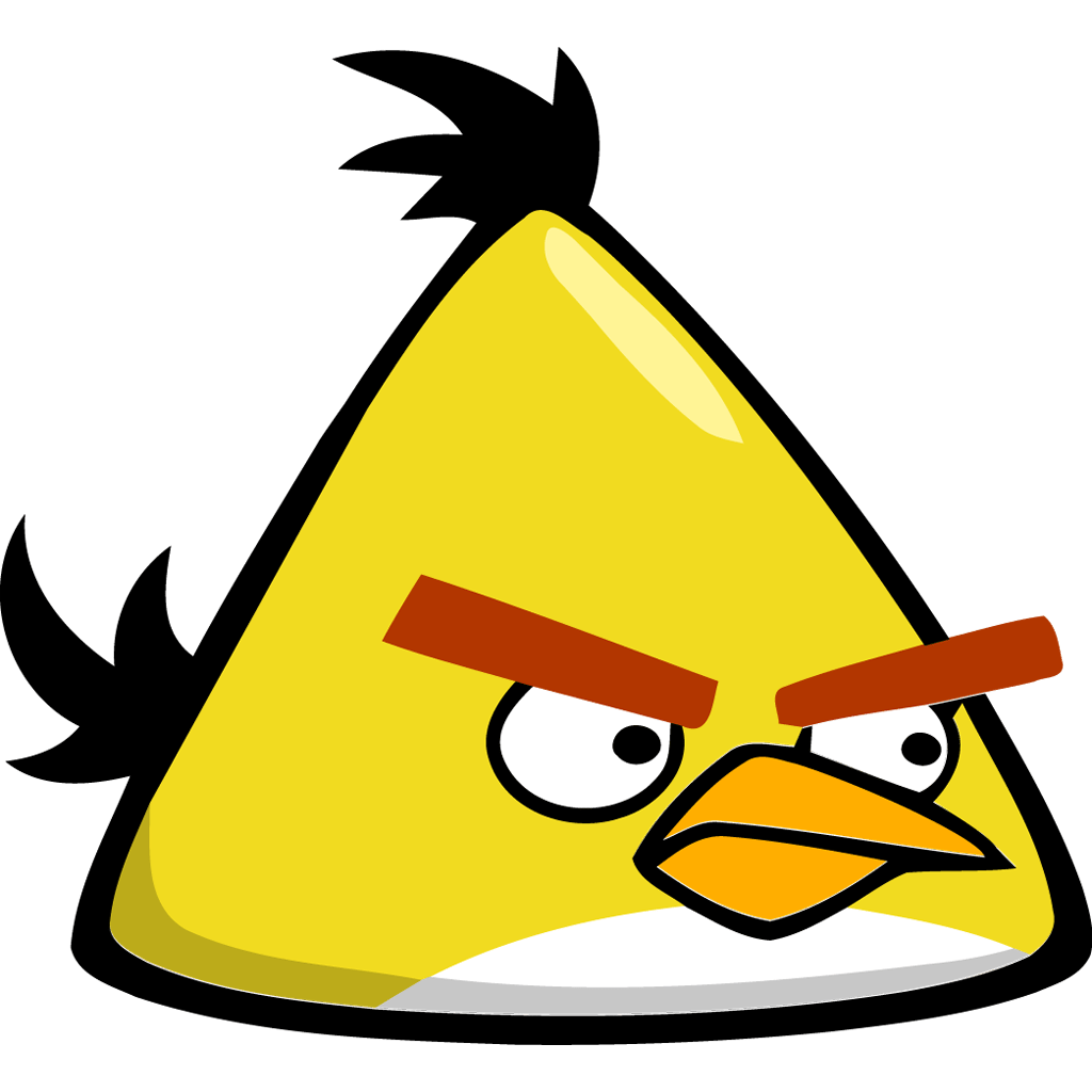 Angry bird yellow Icon | Angry Birds Iconset | femfoyou