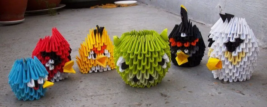 Angry Birds - 3D Origami by SophieEkard on DeviantArt