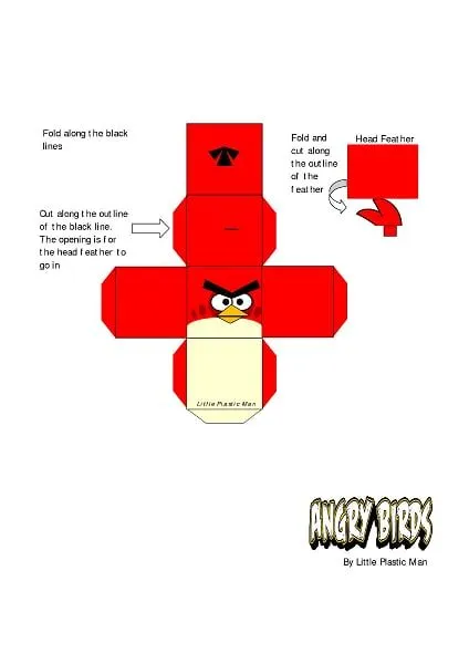 Angry Birds recortable - Imagui