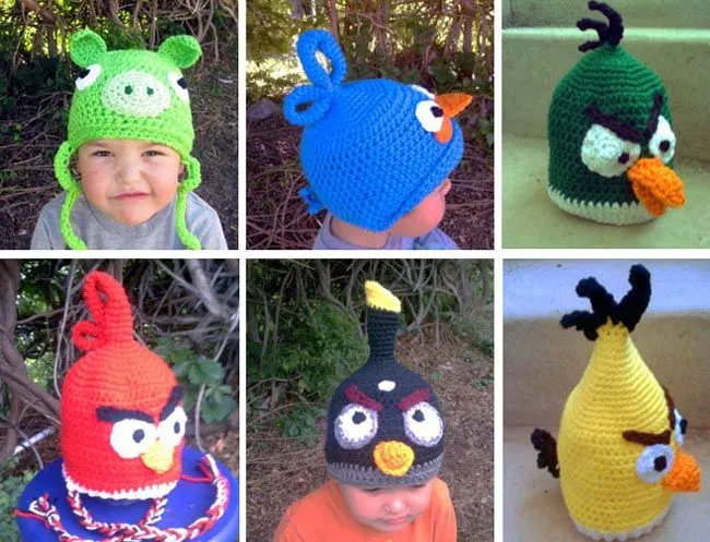 Angry Birds Crochet Hat Patterns |Gadgetsin