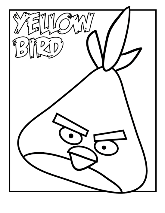 Angry Birds dibujos de niños para colorear ~ Dibujos para Colorear ...