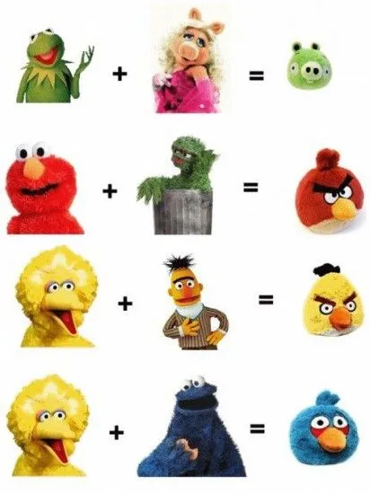 Es Angry Birds un producto mutante de los Muppets? | ESTO TE VA A ...