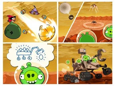 Angry Birds Space: Algo está pasando en Marte...
