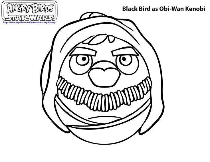 Angry Birds Star Wars Coloring Pages | Para pintar | Pinterest ...