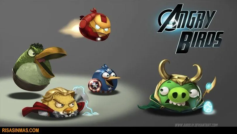 Angry Birds versión Vengadores