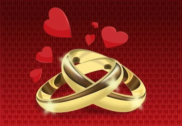los anillos de boda de vectores | Descargar Vectores gratis
