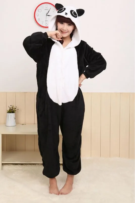 Nuevo Animal adultos Rilakkuma Panda pijama pijama de una pieza de ...