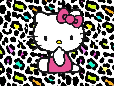 Hello Kitty animal print leopardo wallpaper - Imagui