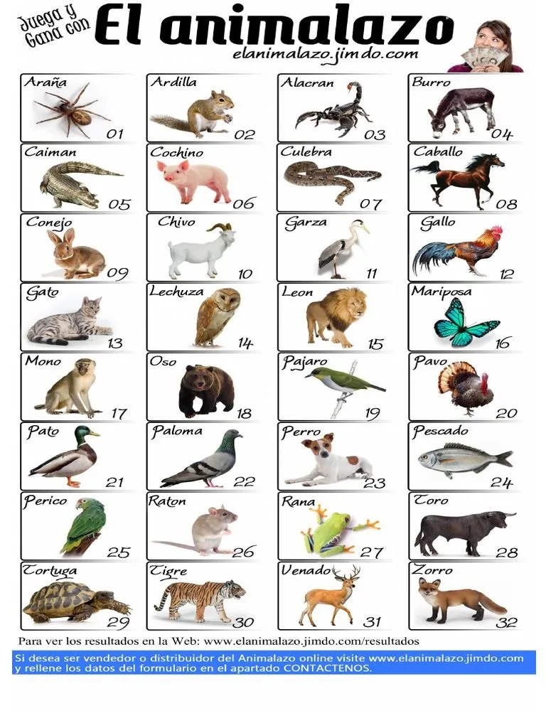 Animalazo Animales List | PDF