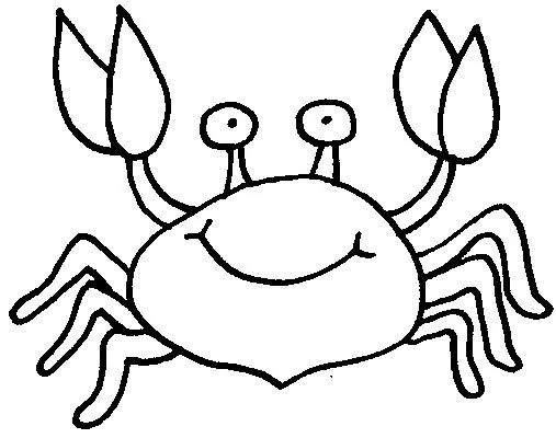 Dibujo de cangrejo de mar para colorear - Imagui