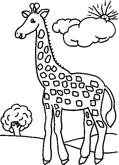 El arte de enseñar: Colorear jirafa