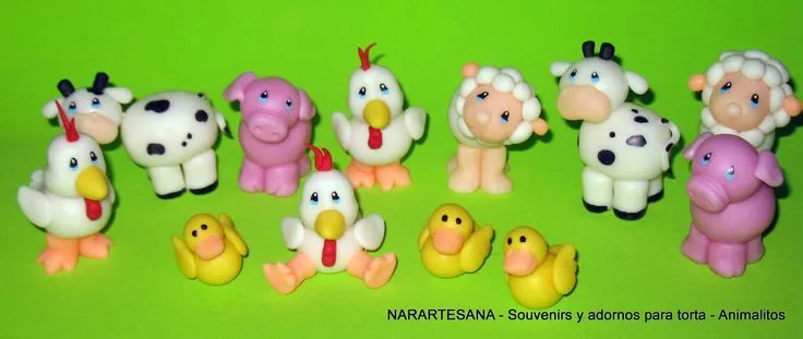 Caritas de Animales en Porcelana Fria | Fiesta Infantil - Animales ...