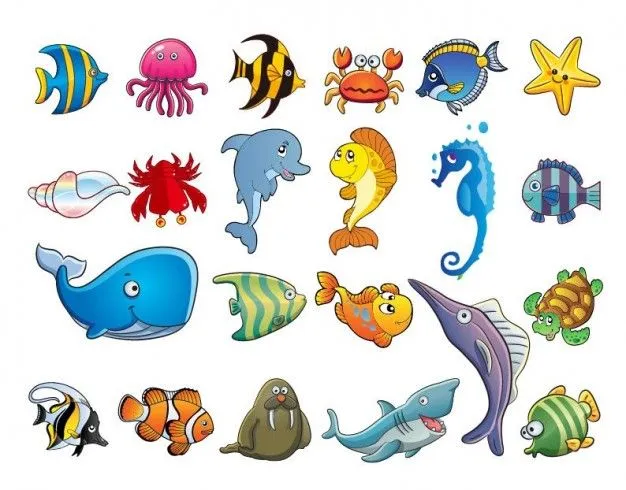Animales del mar animado - Imagui