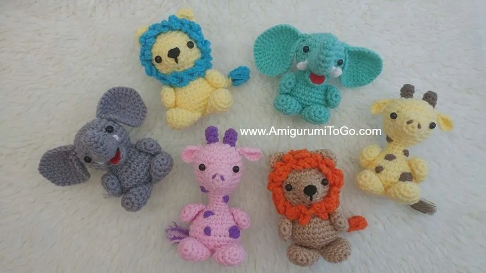 Animales Mini - Tejiendo Marisol Animales mini amigurumis crochet