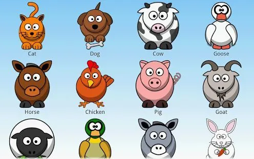 Animales con sus nombres en inglés. | Ingles para niños ...