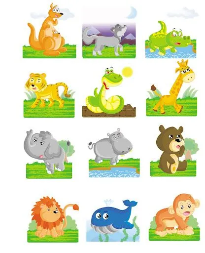 Caricaturas de animales salvajes - Imagui