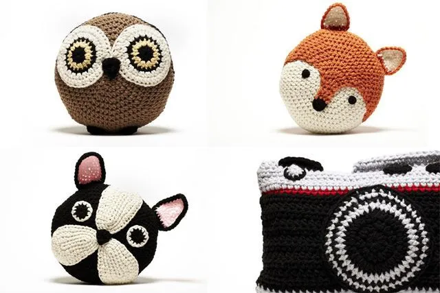 cojines de animales de crochet | almohada | Pinterest | Crochet ...