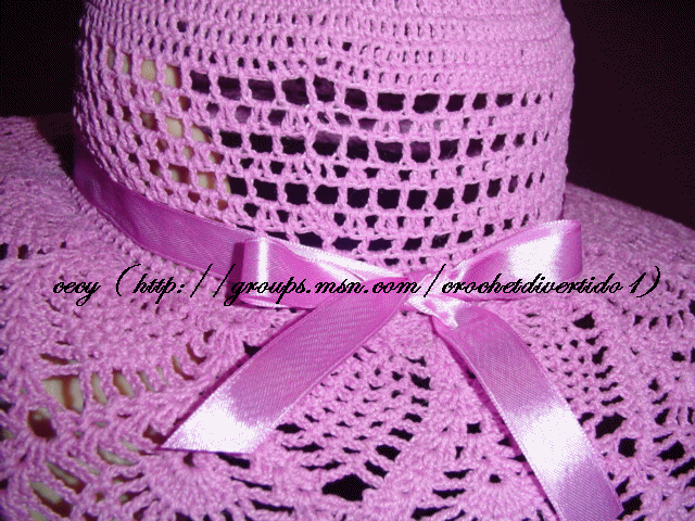 Como hacer sombrerito al crochet - Imagui