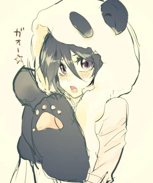 anime girl in panda suit!!! Adorable wish it was tiger suit | Hot ...