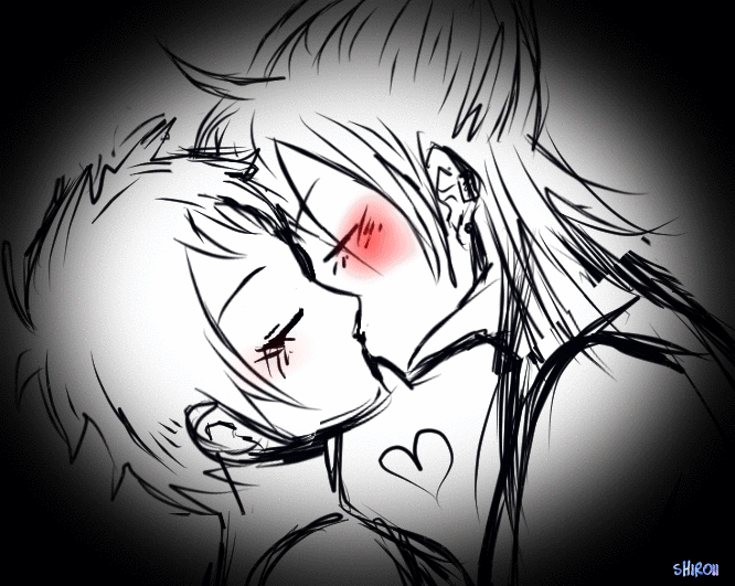 Anime love kiss para dibujar a lapiz - Imagui