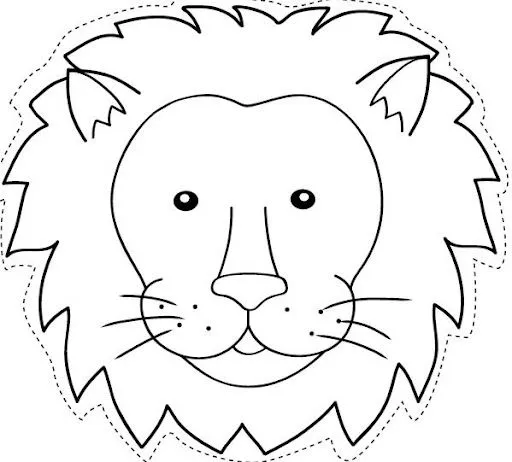 Antifaces de leones - Imagui
