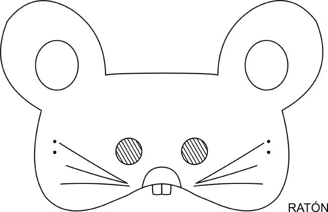 Mascaras de ratones en fomi - Imagui