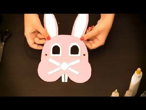 Cómo hacer un antifaz de conejo : Antifaces de animales para niños ...