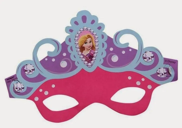 Antifaz y máscara de Rapunzel para Imprimir Gratis. | Ideas y ...
