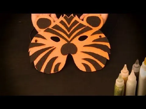 Mascara de leopardo en foami - Imagui