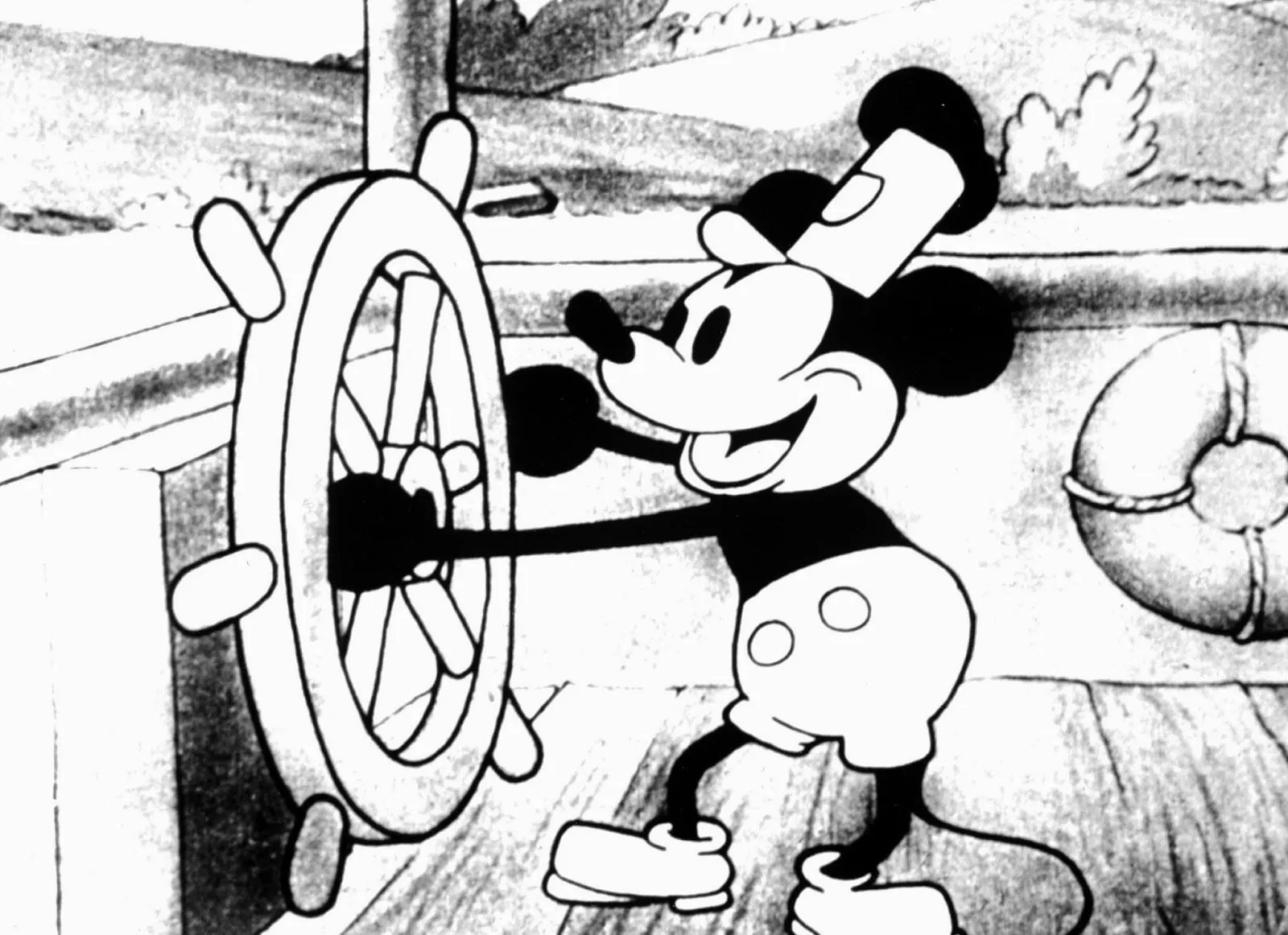 Mickey Mouse antiguo wallpaper blanco y negro - Imagui