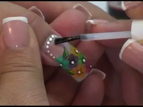 Aplicación siena diamond nails, gel en frio + acrilico - YouTube