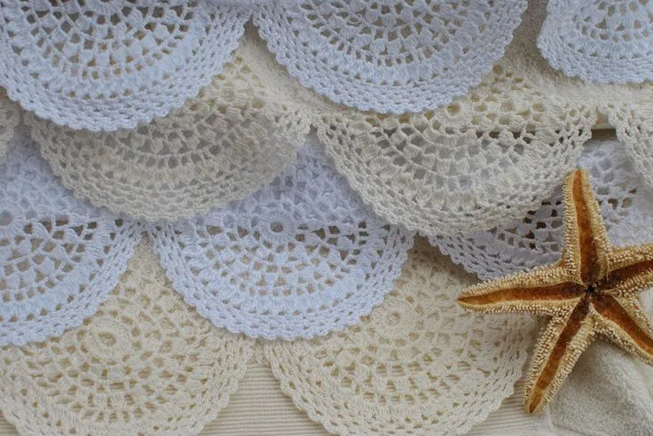 aplicaciones de crochet toallas y sábanas | crochet | Pinterest ...