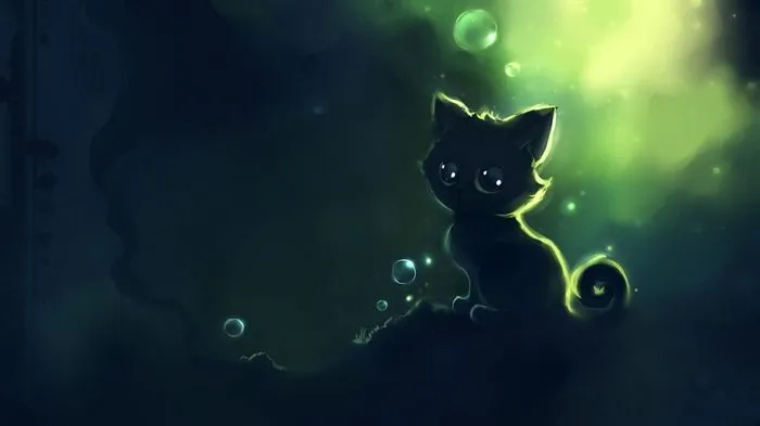 Gato negro wallpaper - Imagui