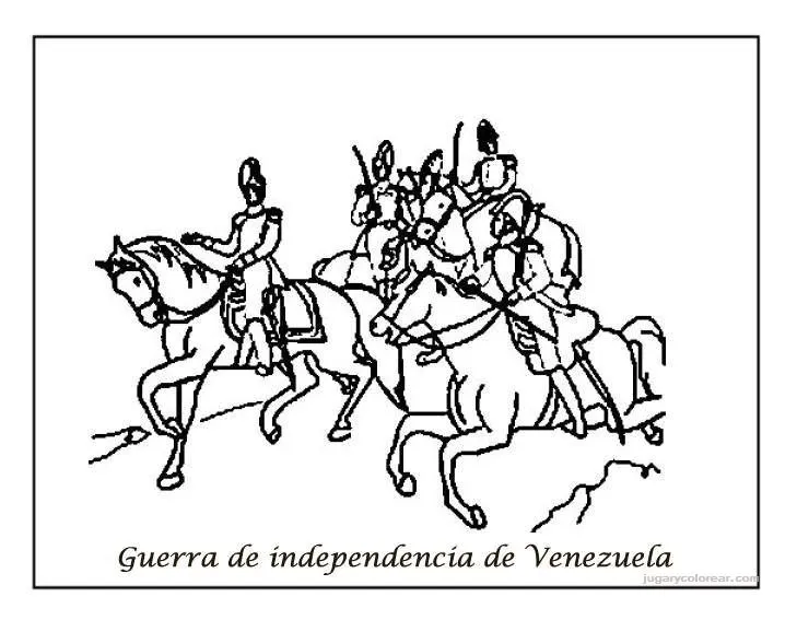 Dibujos independencia de Venezuela para colorear | Busco Imágenes
