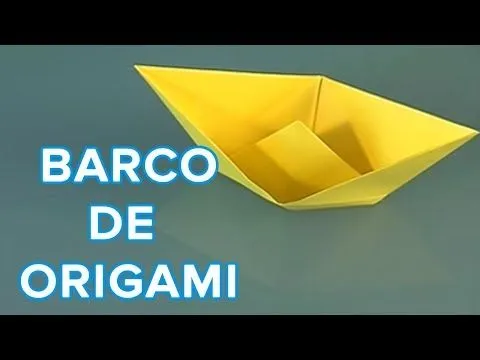 Aprende a hacer un barco de papel. Origami - YouTube